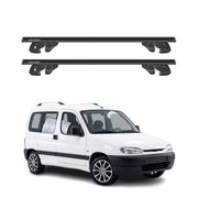 Dachträger Grundtäger für Peugeot Partner 1996-2012 Alu 90kg TÜV Schwarz 2tlg
