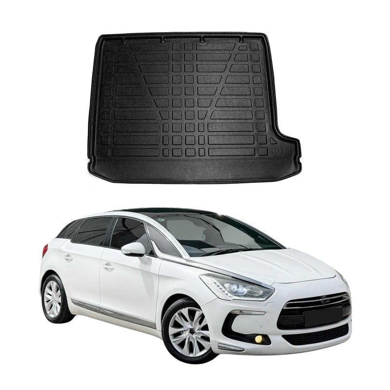Kofferraumwanne Laderaumwanne für Citroen DS5 2011-2019 Gummi TPE Schwarz