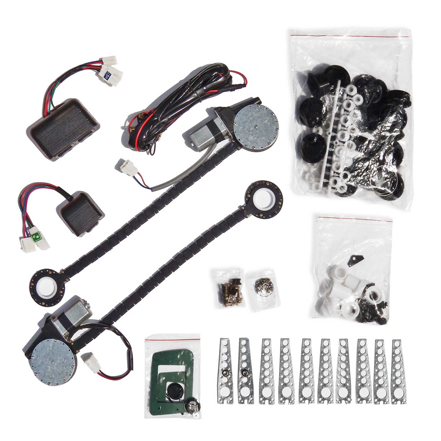 JOM Universelle Elektrischer Fensterheber-Nachrüstkit Set 2 türig