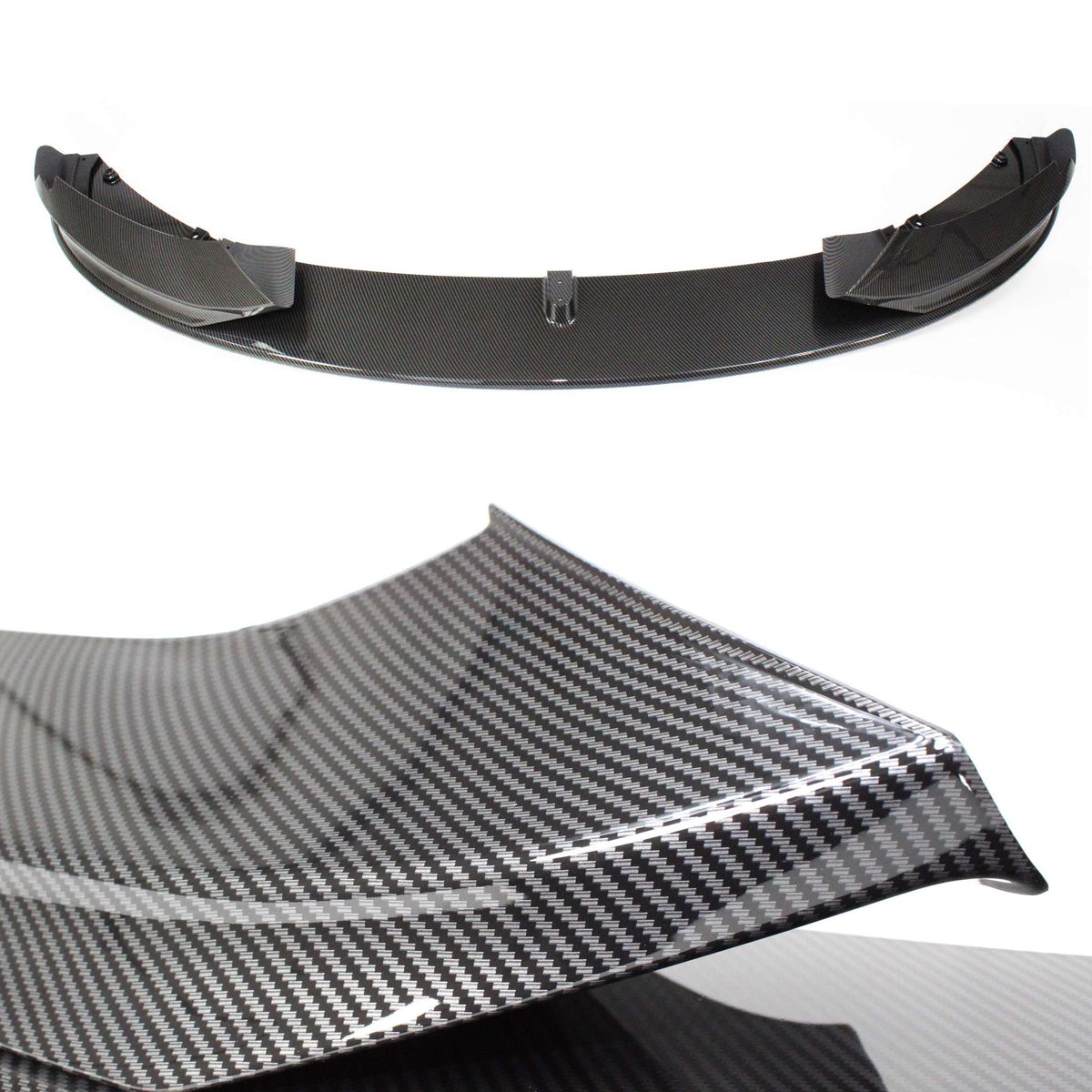 JOM Frontspoilerlippe für BMW 4er F32/F33/F36 2013-2021 Carbon Optik Sport Look 3-teilig