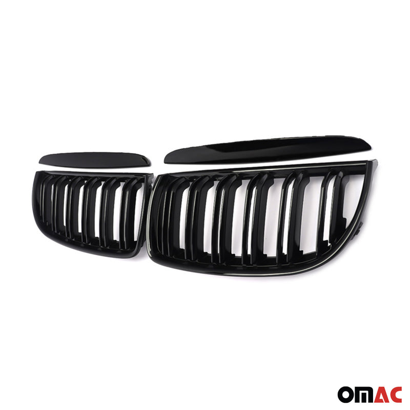 2004-2008 BMW 3er E90 Limo M3 Nieren Grill Kühlergrill Schwarz Glanz