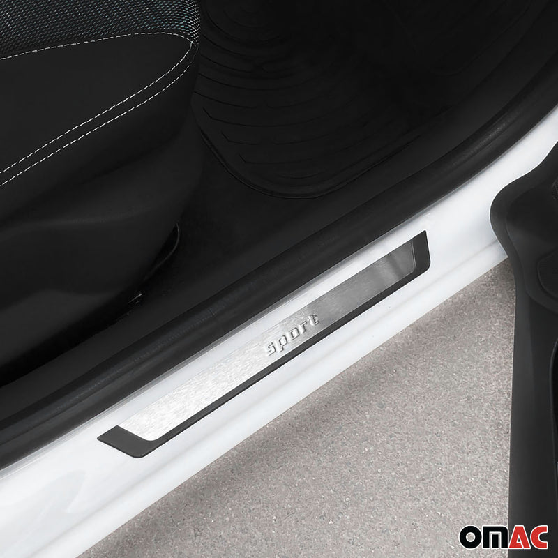Door sills Sport for Ford S-Max B-Max C-Max Sport Brushed Chrome 4x