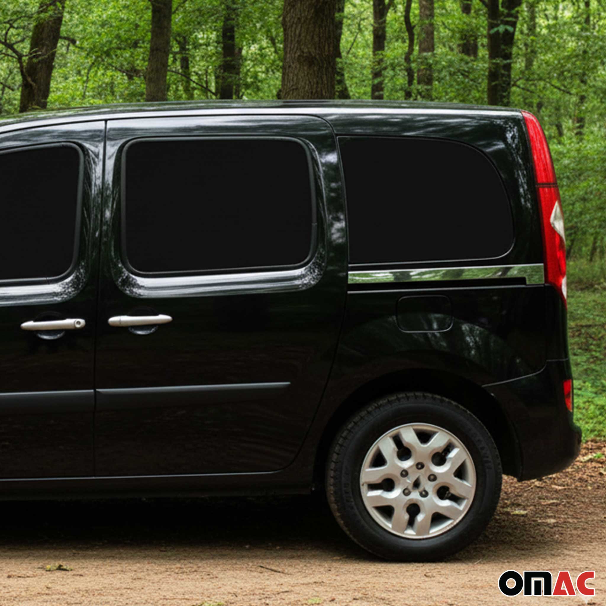Seitentürleiste Türleisten Türschutzleiste für Renault Kangoo 2008-2020 Chrom 2x