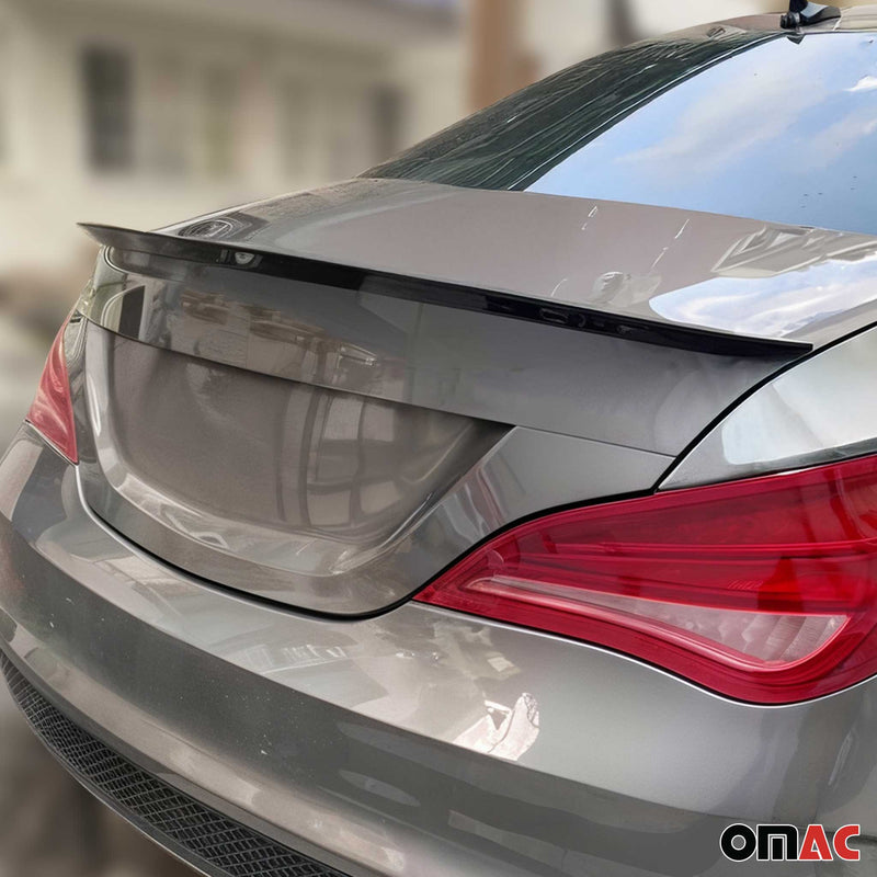 Heckspoiler Kofferraumspoiler für Mercedes CLA C117 2013-2019 Schwarz Lackiert