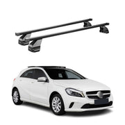 Menabo Dachträger für Mercedes A Klasse W176 2012-2018 75kg Stahl Schwarz 2x