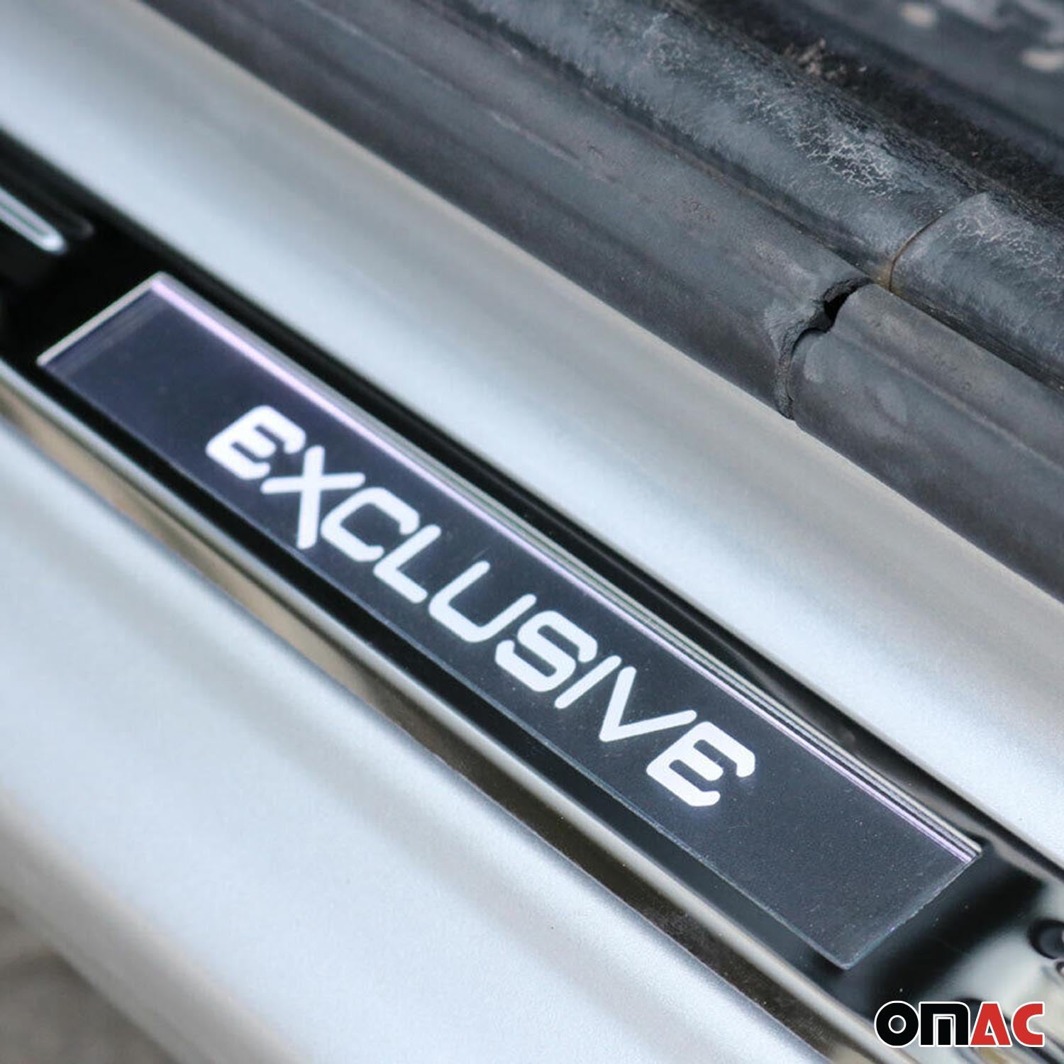 Einstiegsleisten Türschweller Exclusive für Opel Corsa 2007-2026 Edelstahl 2x