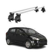 Menabo Dachträger Grundtäger für Ford B-Max 2012-2017 50kg Stahl Silber 2 tlg