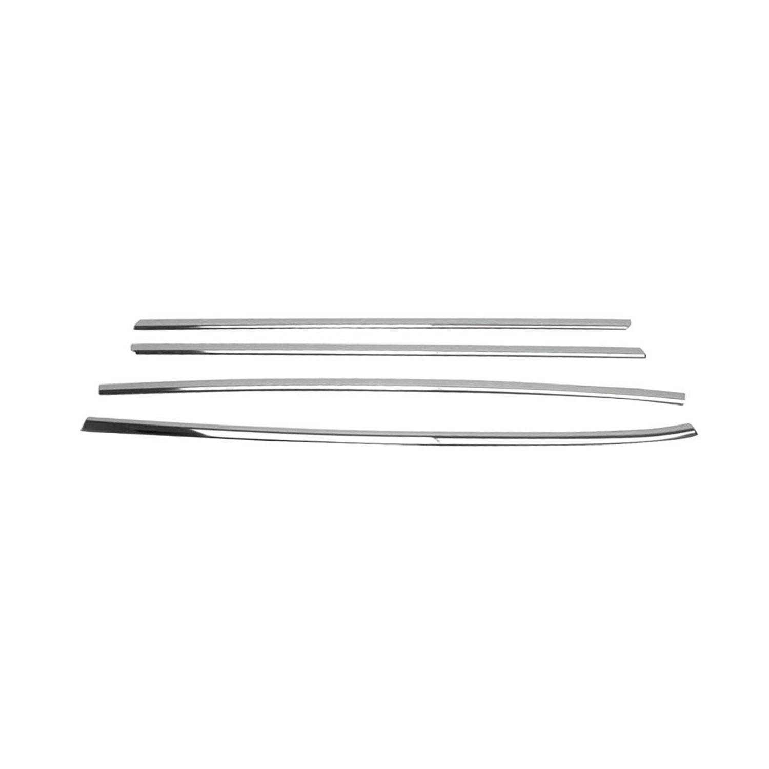 Fensterleisten Zierleisten für Peugeot 301 2012-2026 Edelstahl Chrom 6tlg