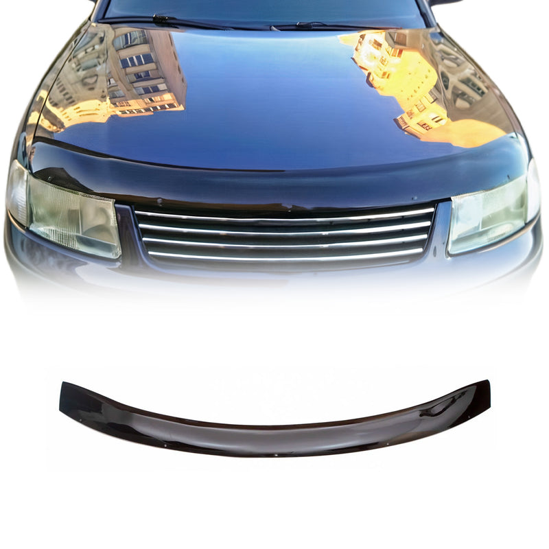 Motorhaube Deflektor Steinschlagschutz für VW Passat B5 1996-2001 Schwarz