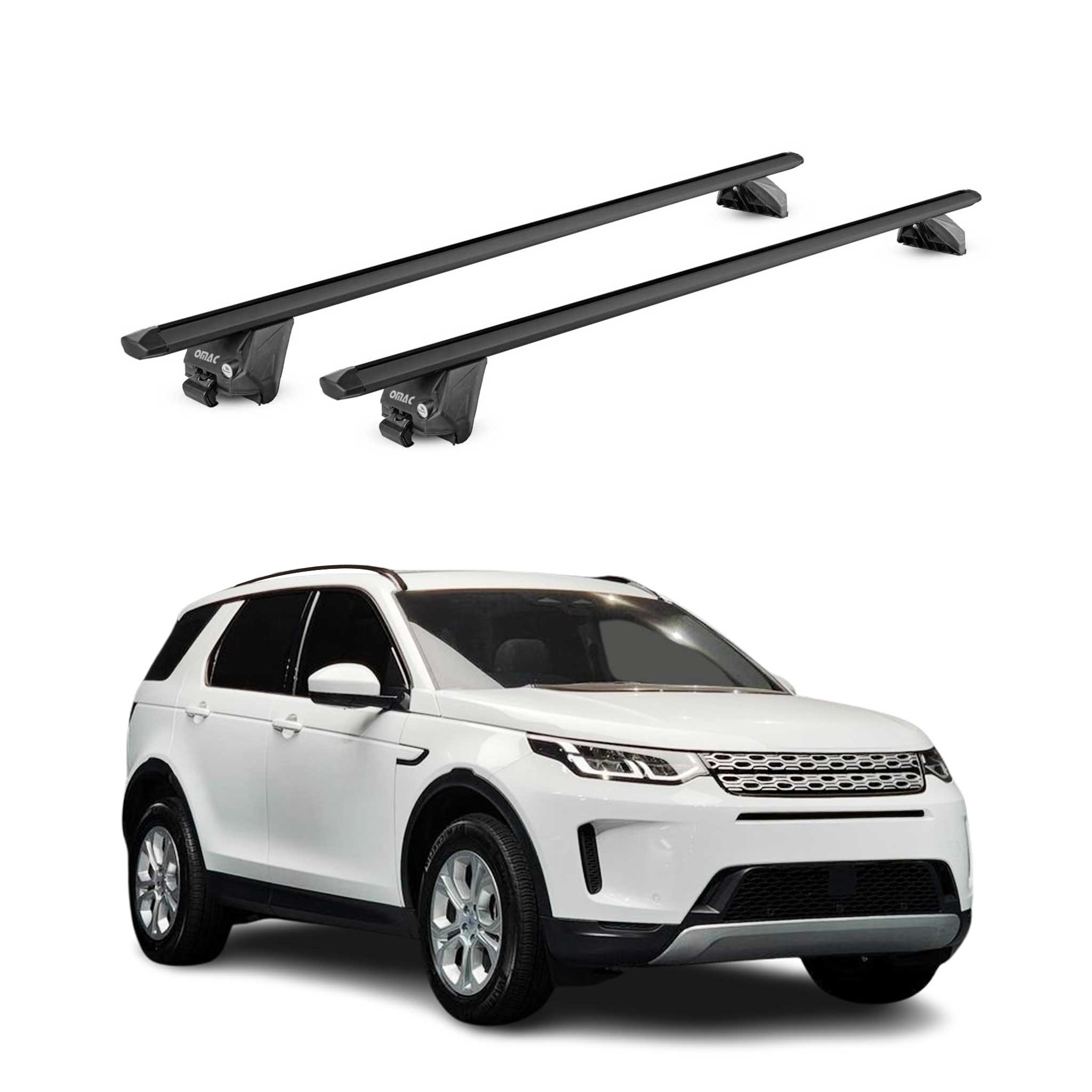 Dachträger für Land Rover Discovery Sport 2015-2026 100kg Alu Schwarz 2x ABE