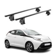 Stahl Dachträger für Toyota Aygo X 2022-2026 TÜV Abschließbar 2tlg Schwarz