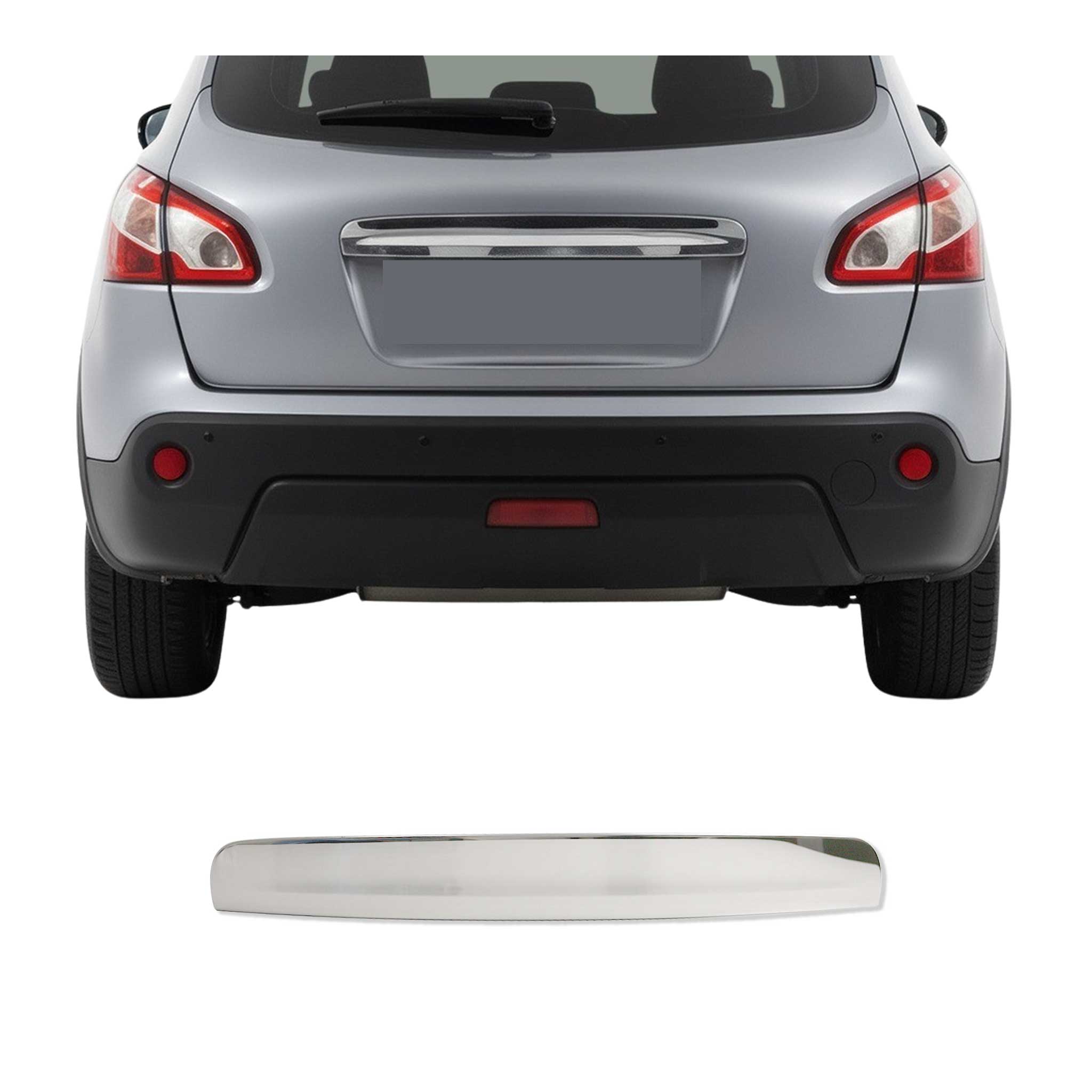 Kofferraumleiste Heckleiste für Nissan Qashqai J10 2006-2014 Edelstahl Chrom