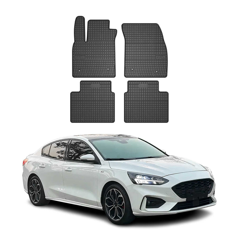 OMAC Gummi Fußmatten für Ford Focus mk4 2019-2025 Automatten Schwarz 4tlg