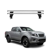 Menabo Dachträger Grundtäger für Nissan Navara 2015-2025 4 tür 50kg Alu Grau 2x