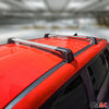 Für Dacia Dokker 2012-2021 Grau Dachreling Set mit Schlüssel Paralleles V3 Wing