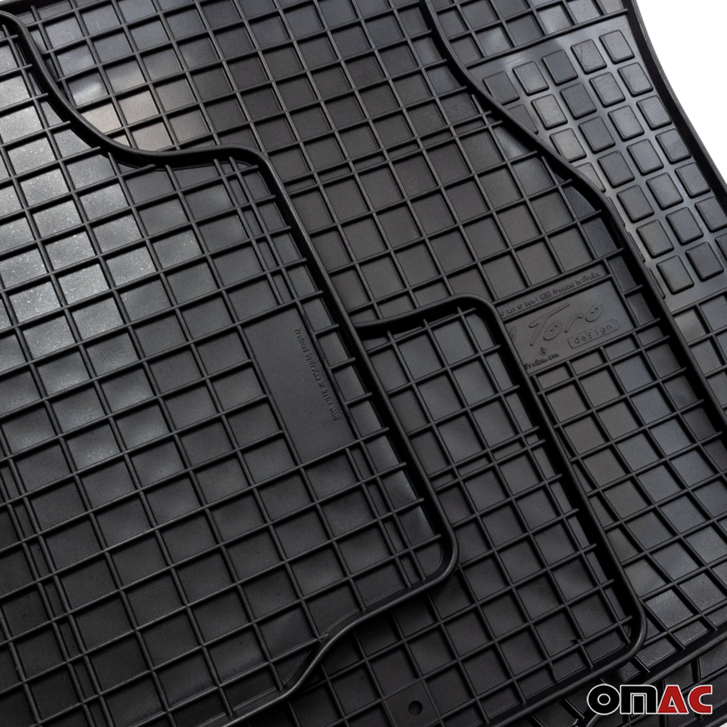 OMAC Gummi Fußmatten für Citroen DS4 / DS4 Crossback 2011-15 Automatten Schwarz