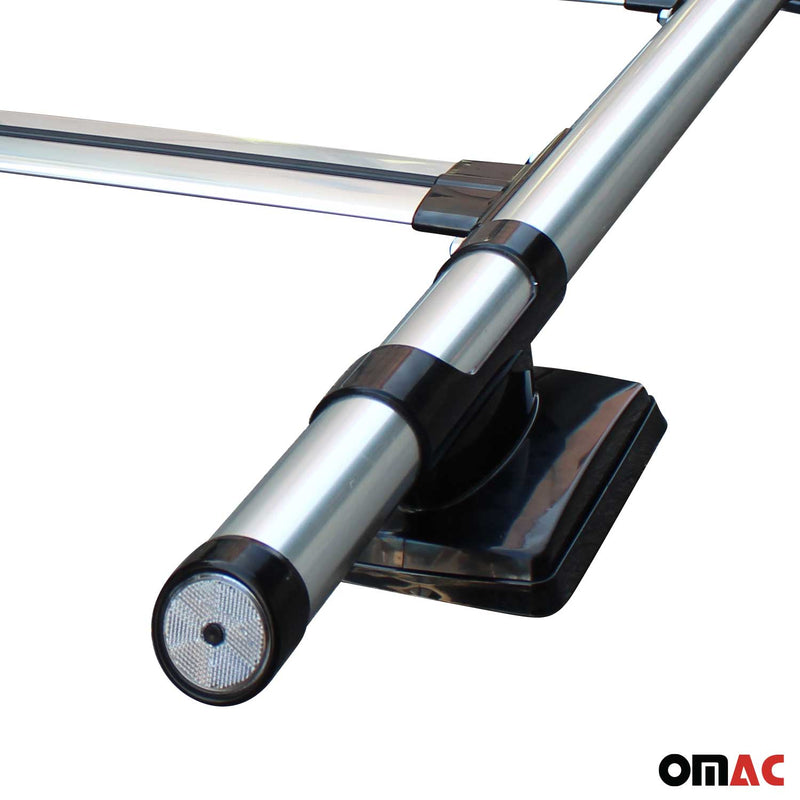 Dachreling Dachträger Satz für Ford Ranger Double Cab 2 2007-2012 Alu Grau 4x