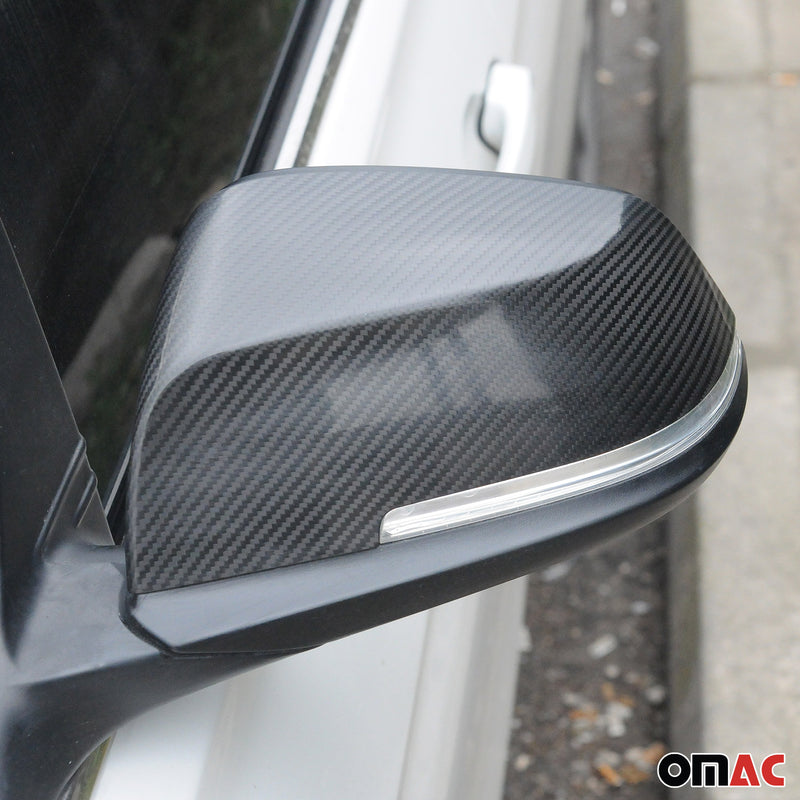 Mirror caps mirror cover for BMW 2 Series F22 2012-2021 carbon fiber black 2 pieces