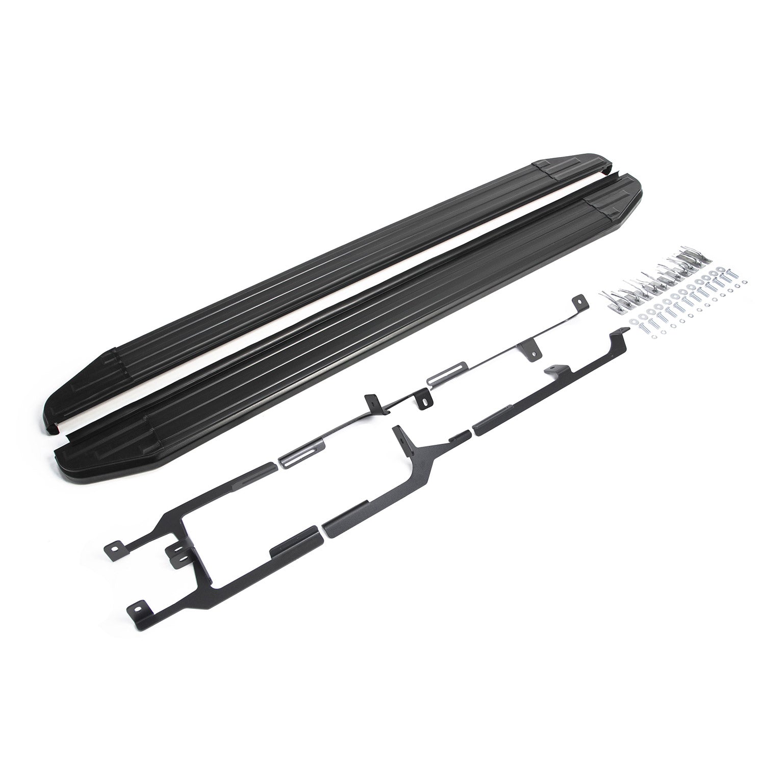 Trittbretter Seitenschweller für VW Touareg 2010-2018 Alu Schwarz ABE