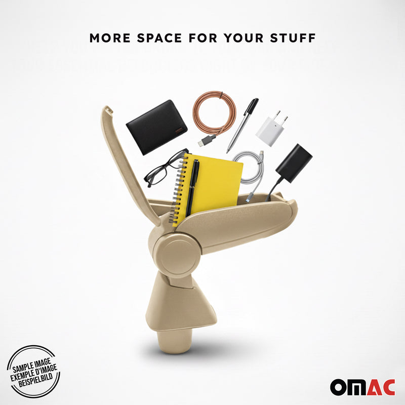 Mittelarmlehne Armlehne Mittelkonsole für Renault Megane 2002-09 PU-Leder Beige