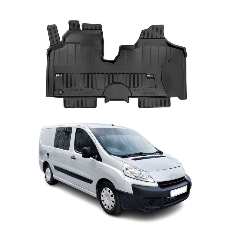 OMAC Gummi Fußmatten für Citroen Jumpy 2007-2016 Premium TPE Automatten 1tlg