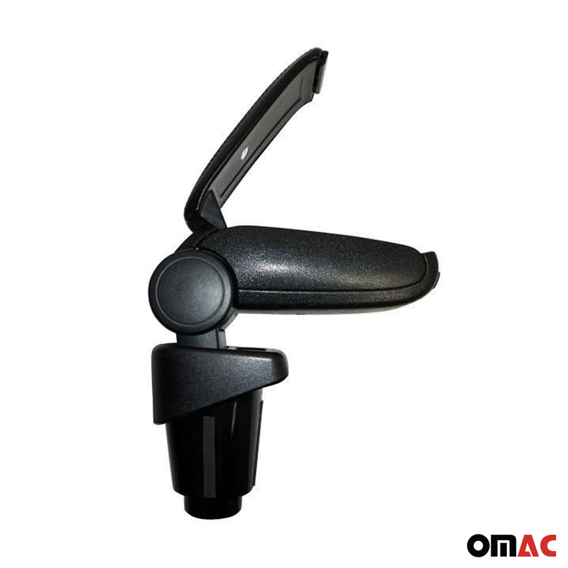 Mittelarmlehne Armlehne Mittelkonsole für Fiat 500L 2013-2017 PU-Leder Schwarz