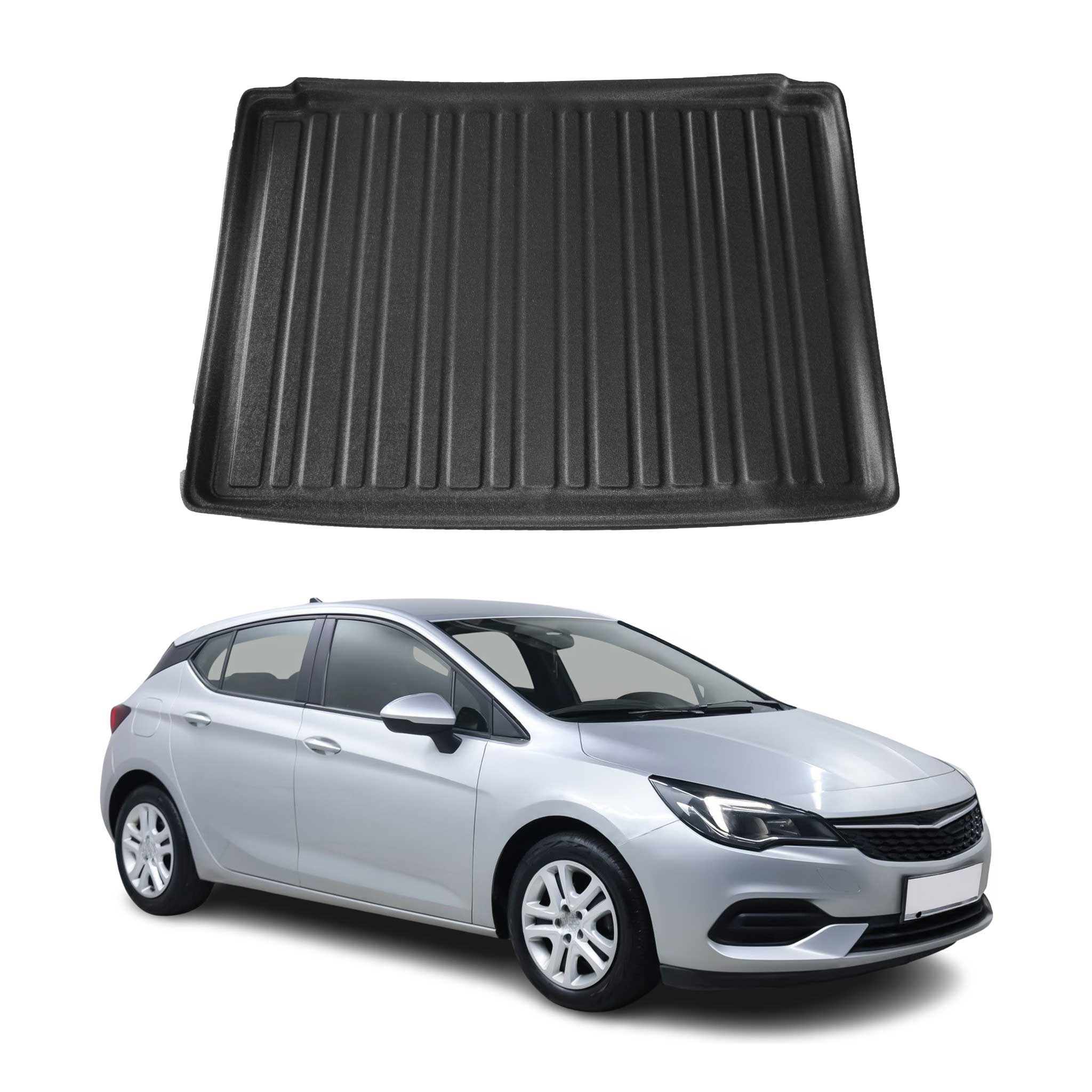 Kofferraumwanne Laderaumwanne für Opel Astra K 2015-2021 Schrägheck Gummi TPE
