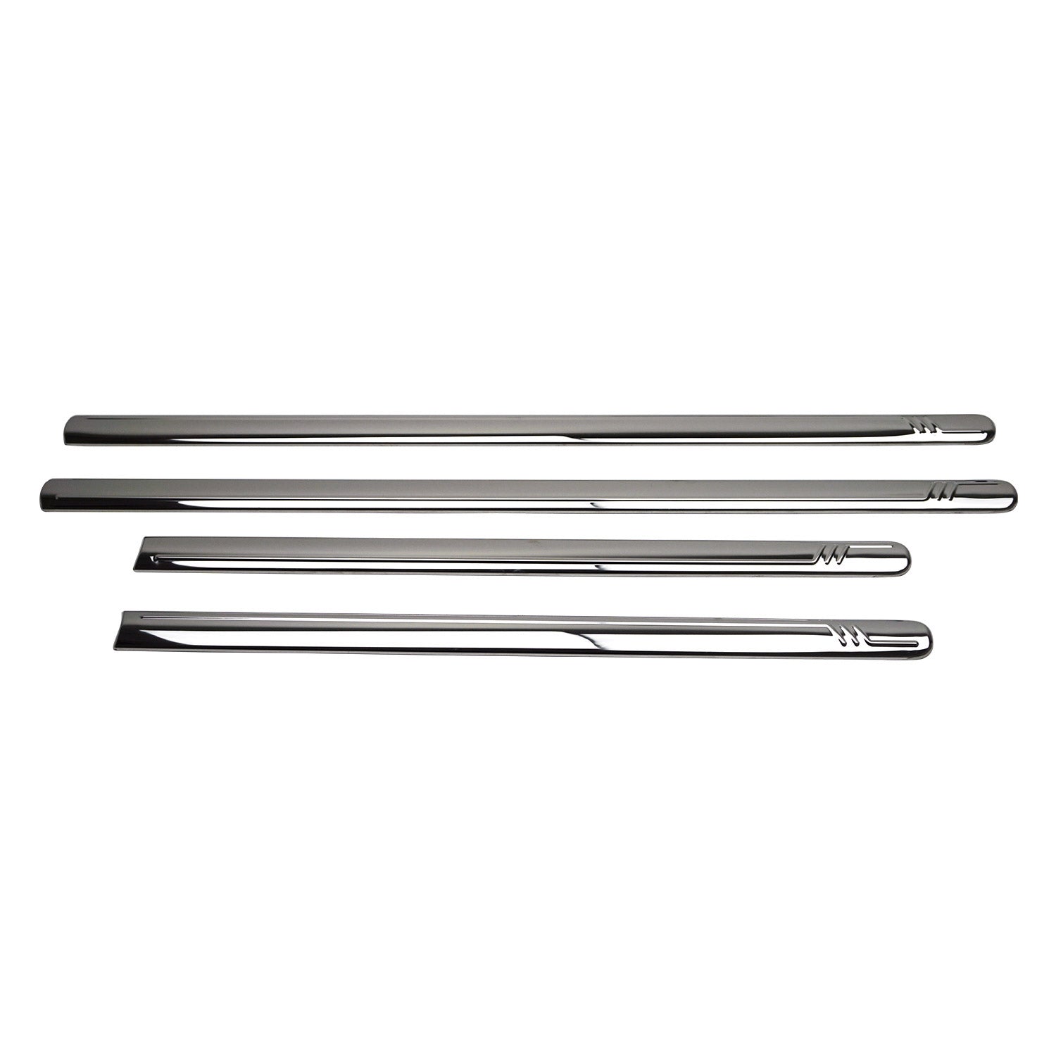 Seitentürleiste Türleisten Türschutzleisten für VW Caddy 2003-2015 Edelstahl 4x