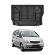 OMAC Gummi Kofferraumwanne für Opel Meriva 2003-2010 TPE Laderaumwanne Schwarz