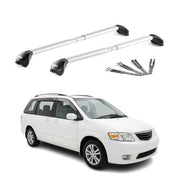 Dachträger Grundtäger für Mazda MPV LV 1995-1999 100kg Aluminium Grau 2x ABE