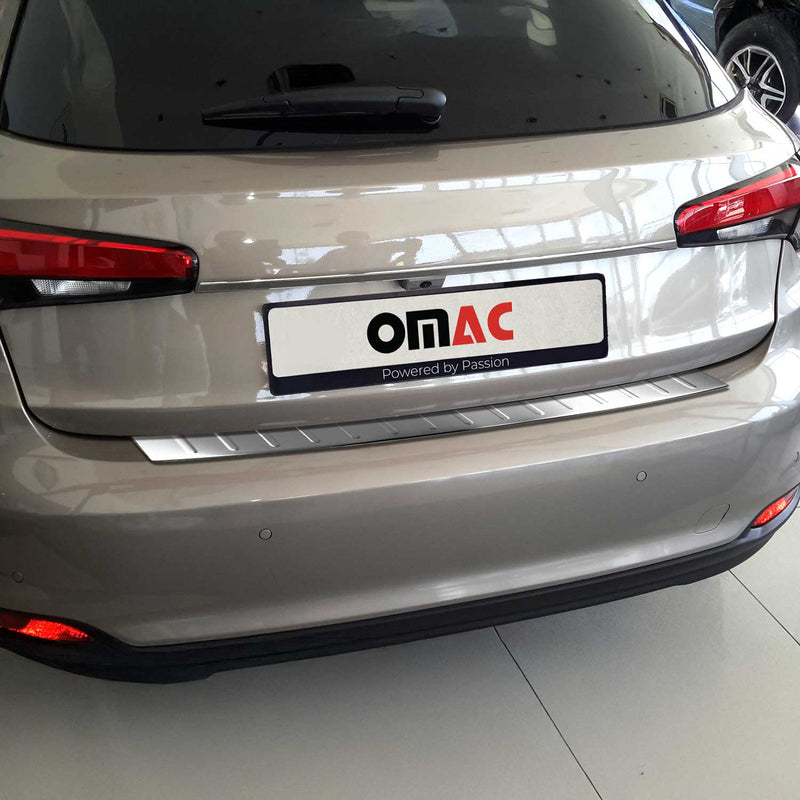 Ladekantenschutz Stoßstange für Fiat Tipo Schrägheck 2020-2025 Chrom Gebürstet