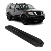 Trittbretter Seitenschweller für Nissan Pathfinder 2005-2012 Aluminium Schwarz