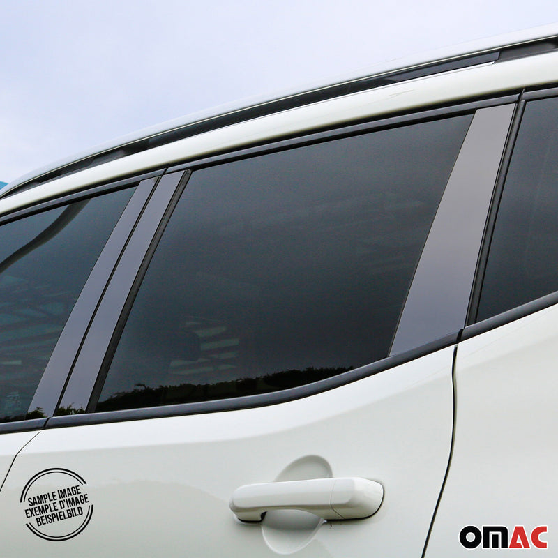 B-Säule C-Säule Türsäulen Verkleidung für BMW 5er E61 2003-2010 Chrom Silber 6x