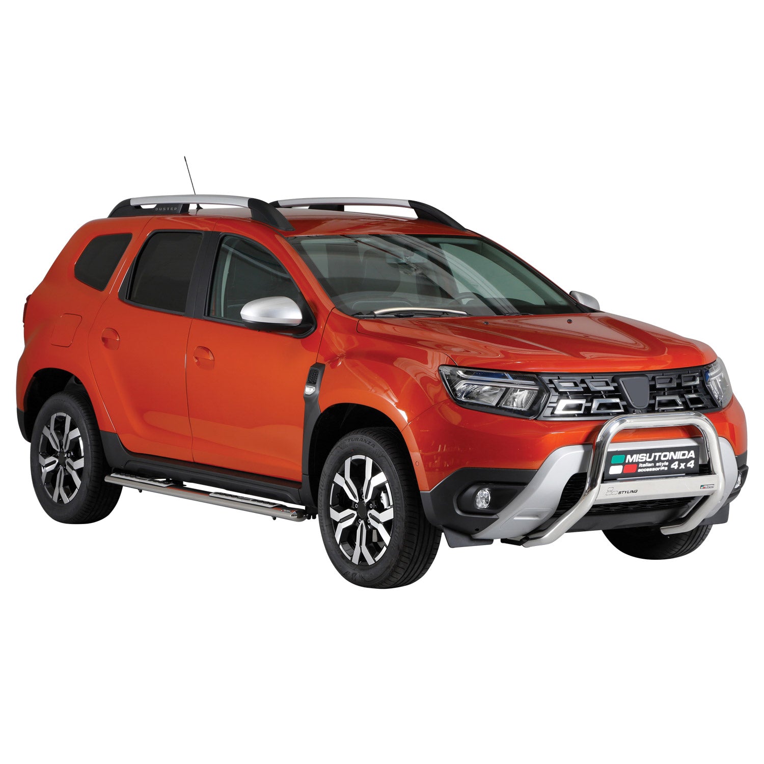 Frontbügel Frontschutzbügel für Dacia Duster 2021-2026 ø63mm Stahl Silber Schutz