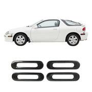 Blinkerrahmen Signalblende Blinker für Mazda MX-5 1989-2005 Echt Carbon Schwarz
