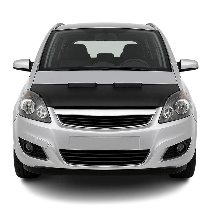 Haubenbra Steinschlagschutz Bonnet Bra für Opel Zafira B 2005-2014 Schwarz Halb