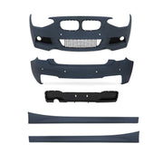 JOM Stoßstangen Kit & Seitenschweller für BMW F20 5-türer 2011-2015 Schwarz