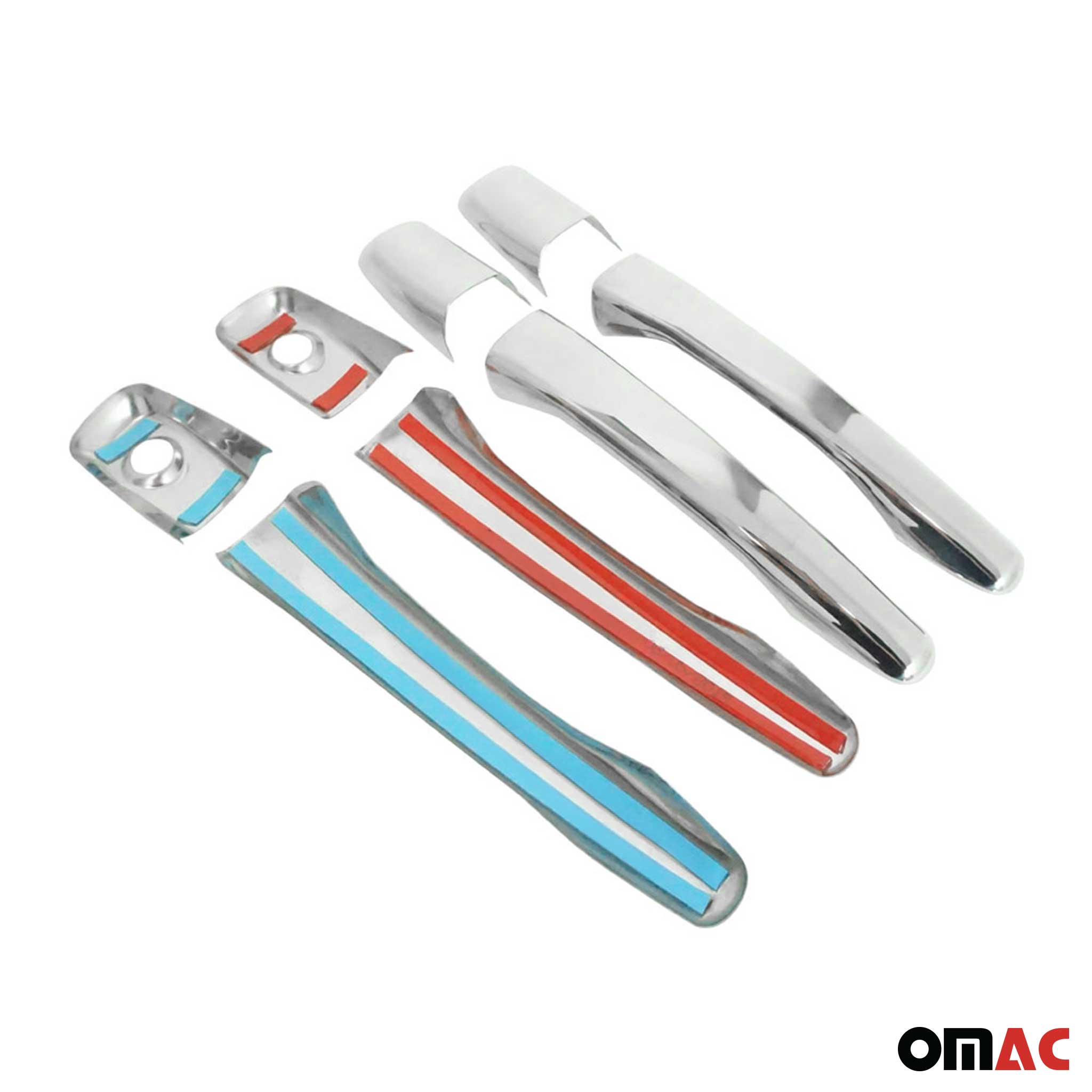 Chrom Türgriff Blende für Mitsubishi Lancer 2000-2007 4Tür Edelstahl 4tlg