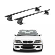 Stahl Dachträger für BMW 3er E46 Limo Touring 1998-2005 TÜV Abschließbar Schwarz