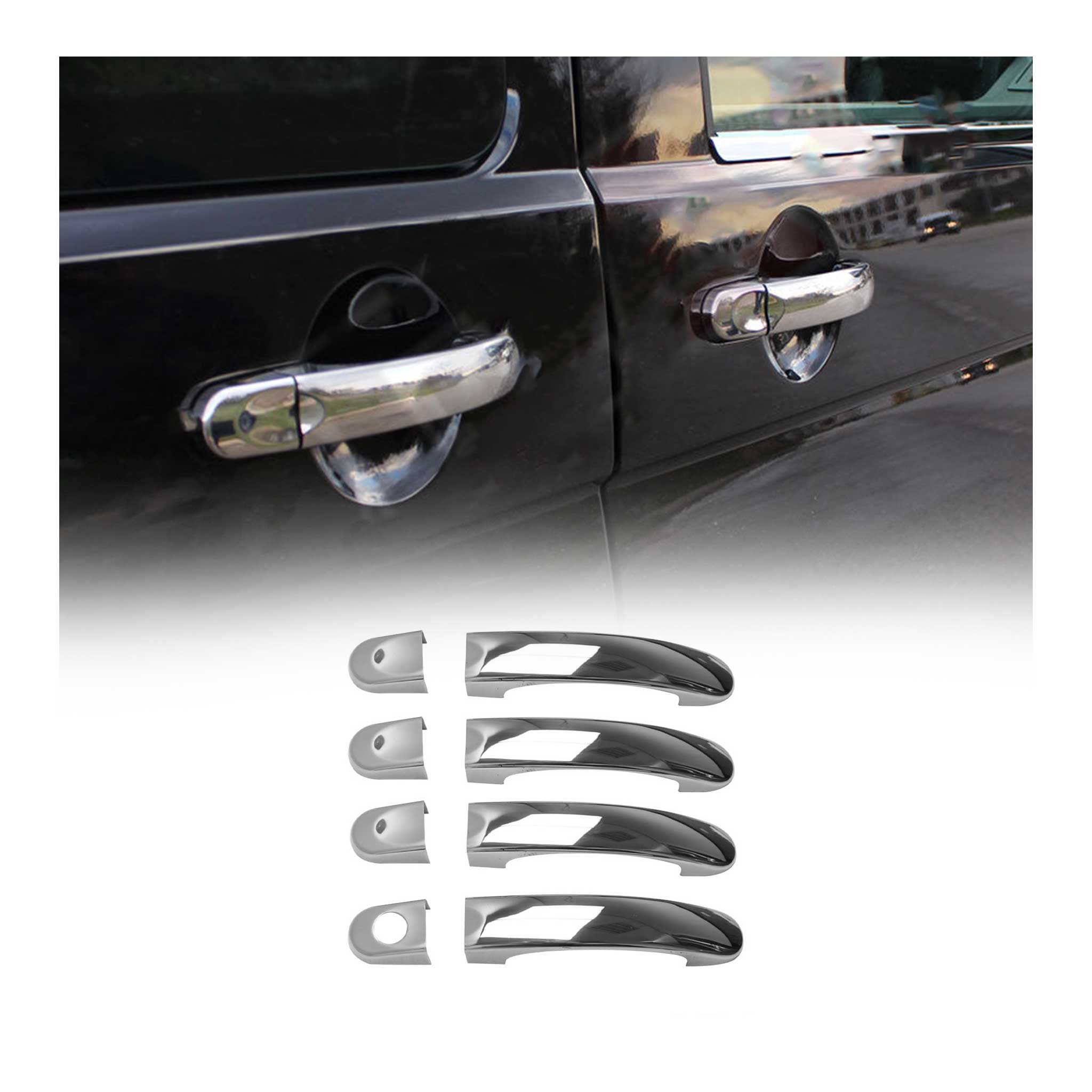 Chrom Türgriff Blende für VW Touran 2003-2010 Edelstahl 8tlg