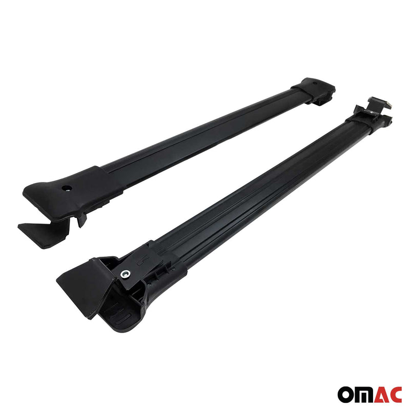 Dachträger Grundtäger für Dacia Duster mk1 2014-2017 FL 75kg Alu Schwarz 2 tlg