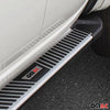 Trittbretter Seitenbretter Seitenschweller für Fiat 500X 2014-2024 Schwarz