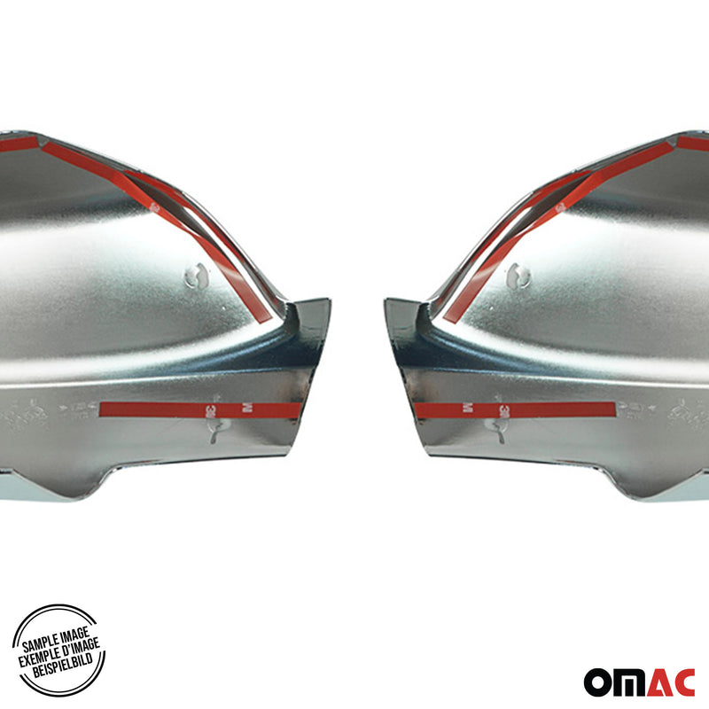 Spiegelkappen Spiegelabdeckung für Honda Civic 2006-2025 Chrom Abs Silber 2 tlg