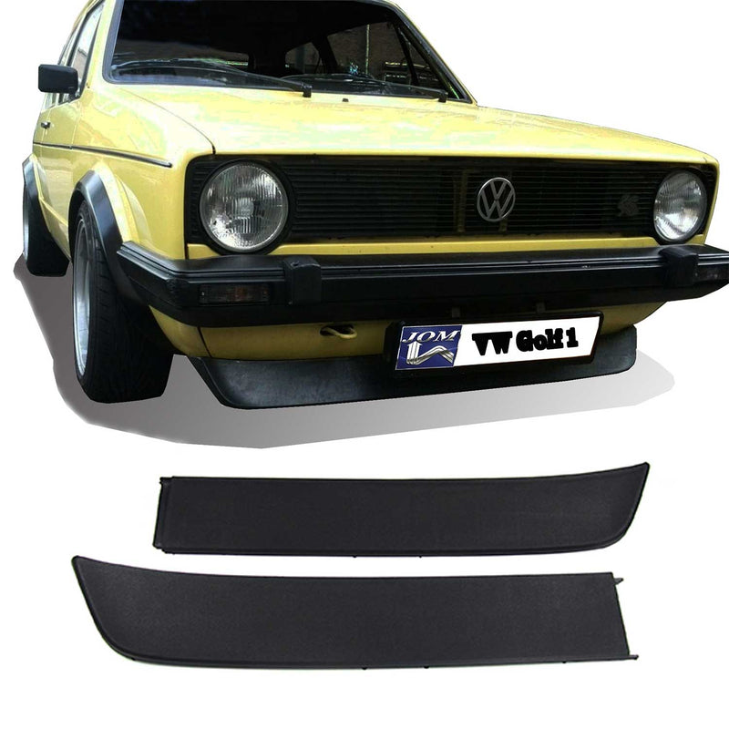 JOM Frontspoiler Lippe Splitter für VW Golf mk1 1974-1983 schwarz matt 2tlg