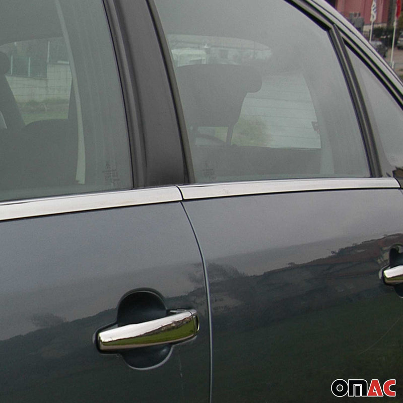 Fensterleisten Zierleisten für Citroen C5 2008-2017 Stufenheck Edelstahl 6tlg