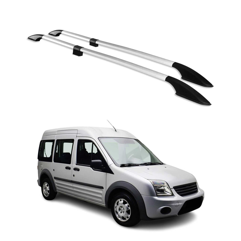 Dachreling Dachträger für Ford Transit Connect 2002-2014 L2 Lang Alu Grau