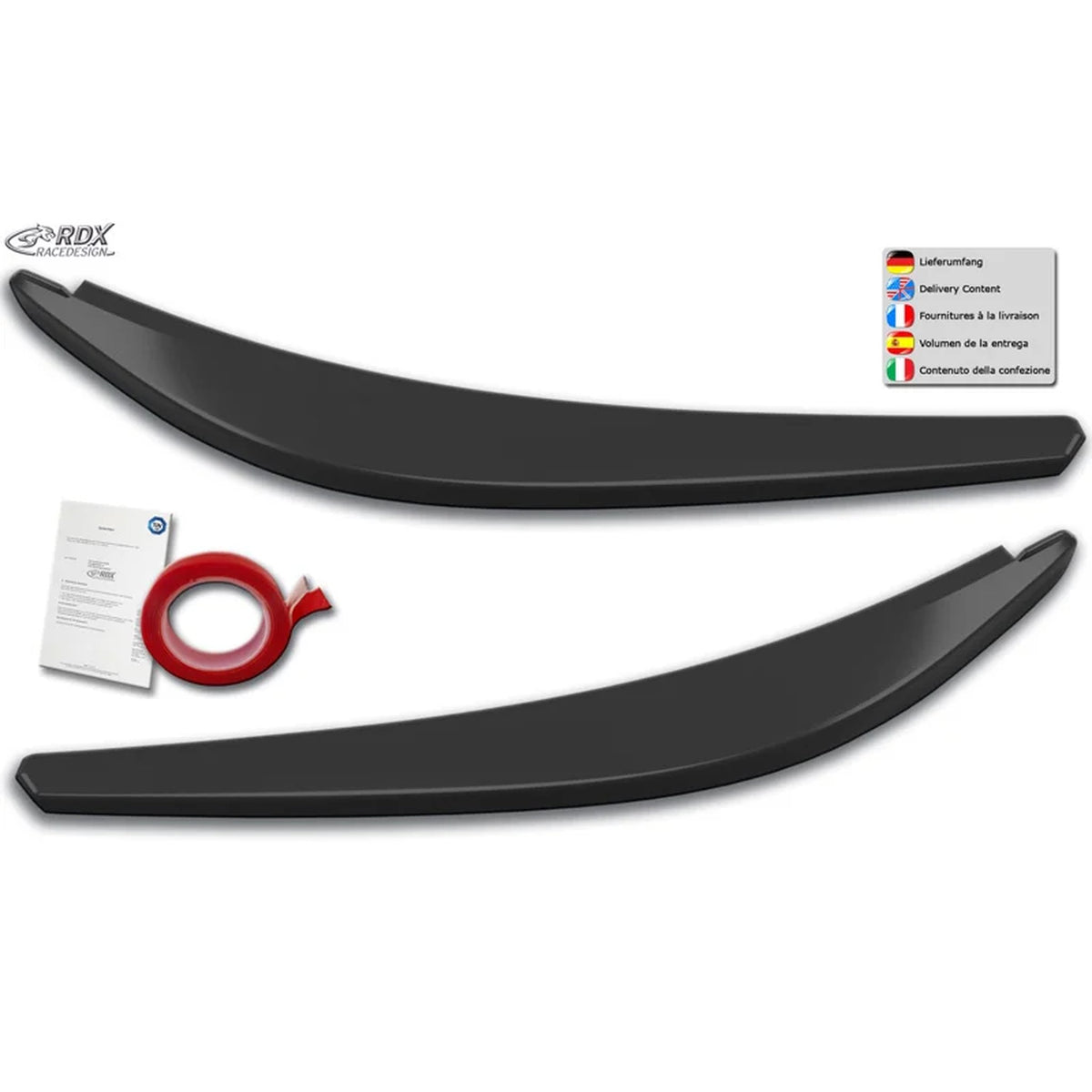 RDX Scheinwerferblenden für Toyota Yaris P21 2020- ABS TÜV