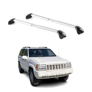 Dachträger Grundtäger für Jeep Grand Cheroke 1992-2011 100kg Alu Grau 2x ABE
