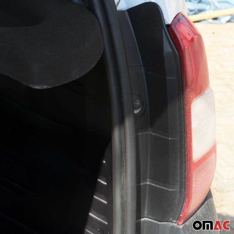 Innen Ladekantenschutz Stoßstange für Dacia Duster 1 2010-2017 ABS Schwarz 3tlg