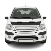 Haubenbra Steinschlagschutz Bonnet Bra für Citroen C3 2003-2009 Schwarz Halb